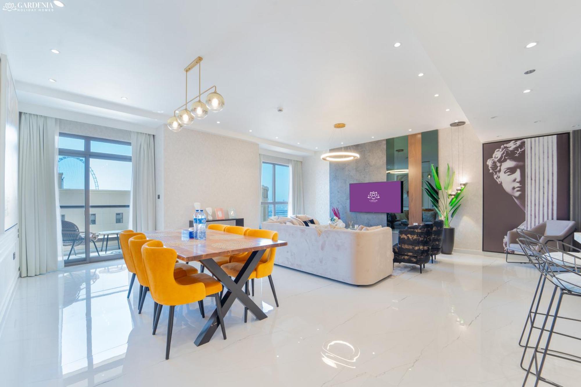 Jbr Amwaj 4 , Upgraded Sea And Ain Dubai Views, 2M Walk To Beach By Gardenia Suitse Exterior photo