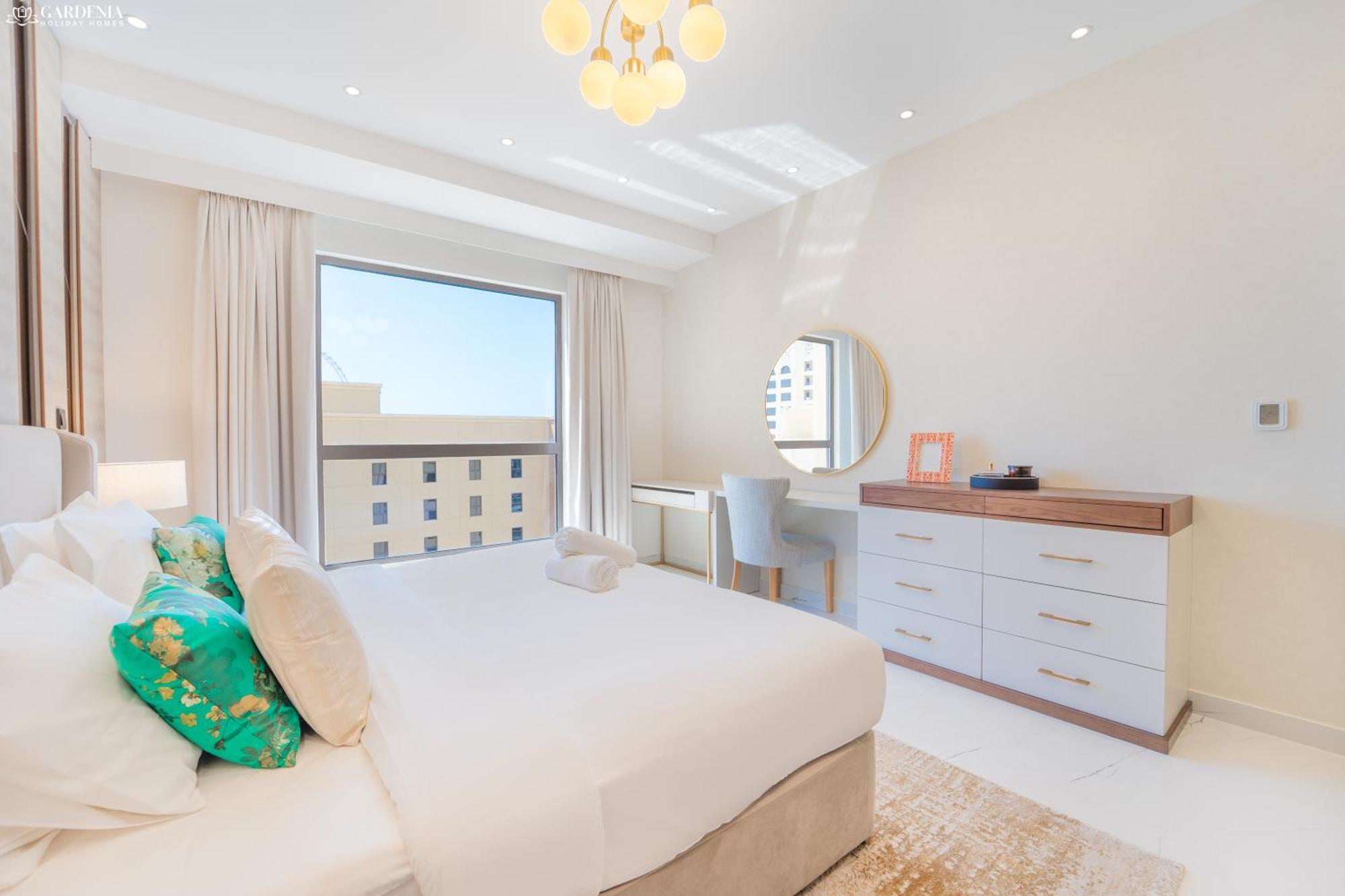 Jbr Amwaj 4 , Upgraded Sea And Ain Dubai Views, 2M Walk To Beach By Gardenia Suitse Exterior photo