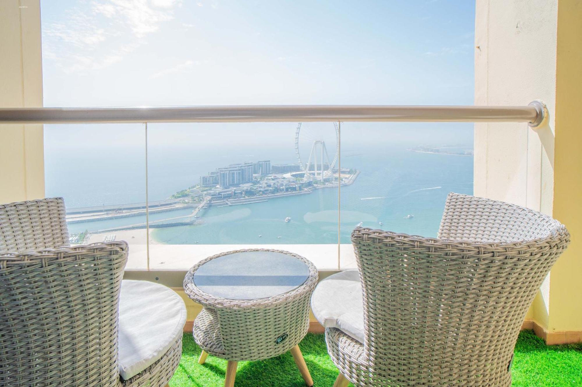 Jbr Amwaj 4 , Upgraded Sea And Ain Dubai Views, 2M Walk To Beach By Gardenia Suitse Exterior photo