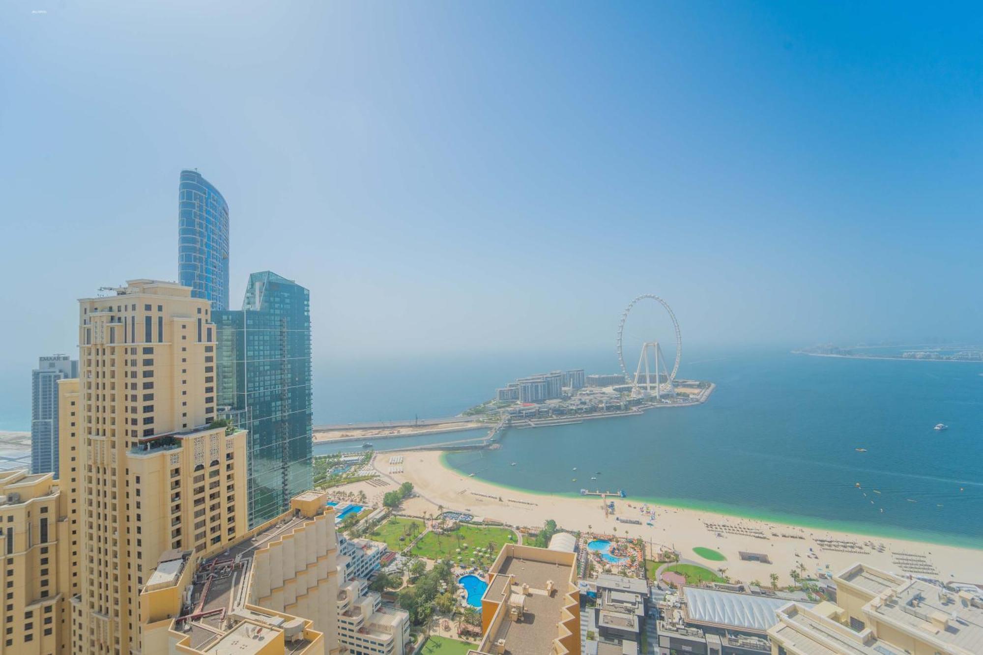 Jbr Amwaj 4 , Upgraded Sea And Ain Dubai Views, 2M Walk To Beach By Gardenia Suitse Exterior photo