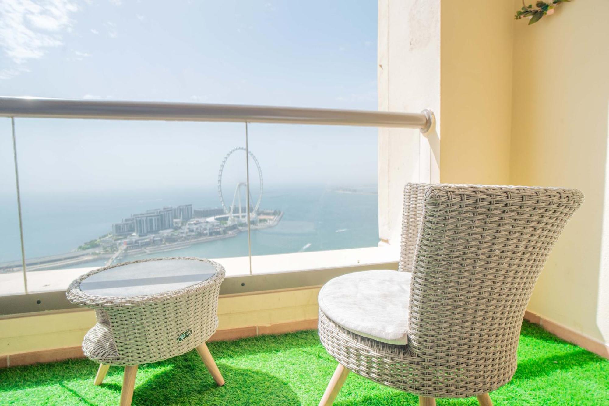 Jbr Amwaj 4 , Upgraded Sea And Ain Dubai Views, 2M Walk To Beach By Gardenia Suitse Exterior photo